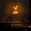 Bar orange neon visuals