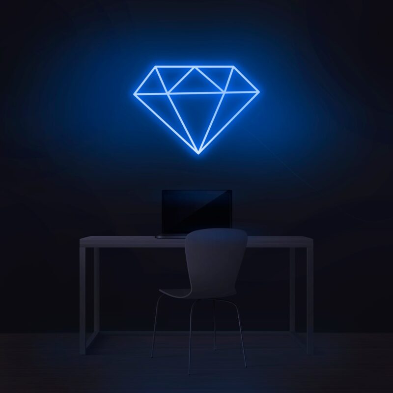 Diamond ice voilet neon visuals