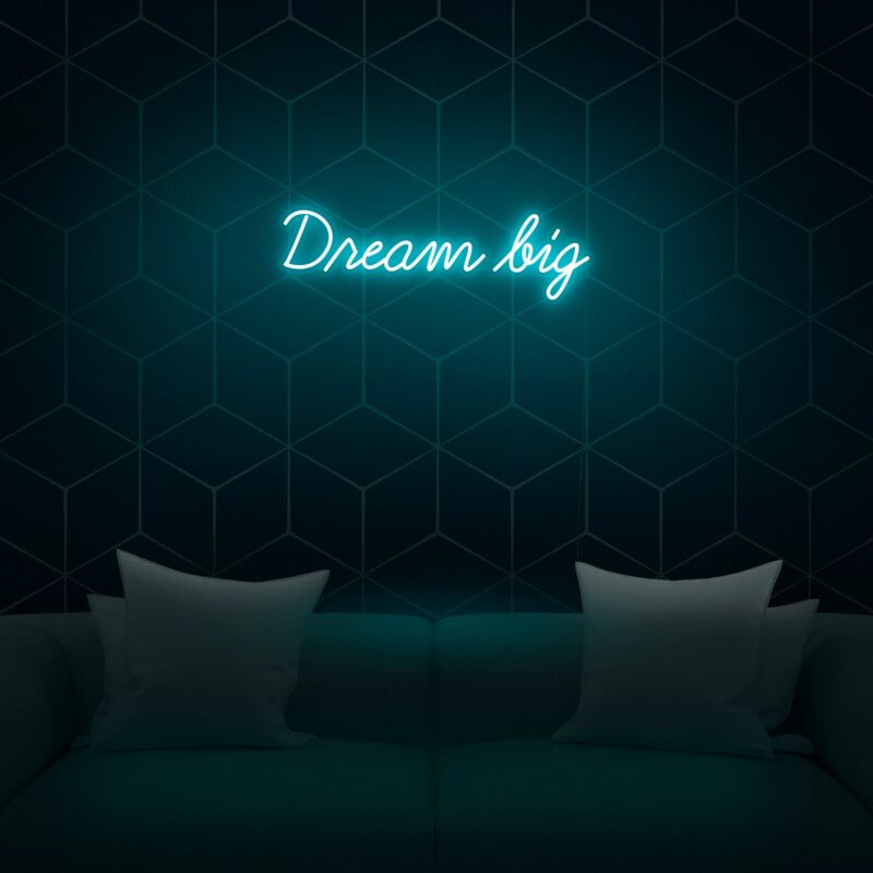 DreamBig sky neon visuals