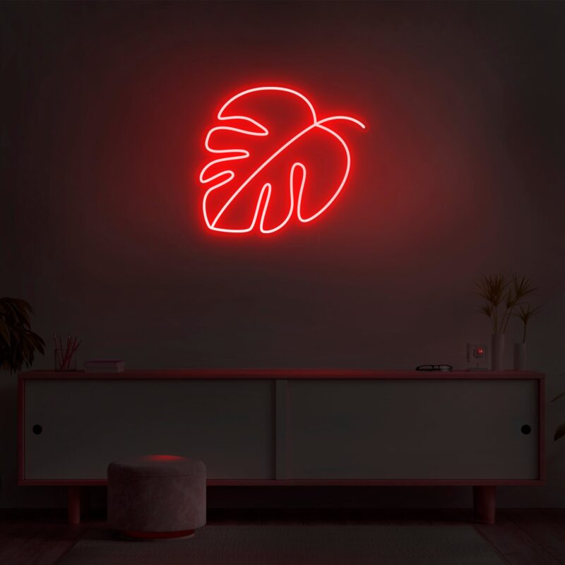 Palm red neon visuals