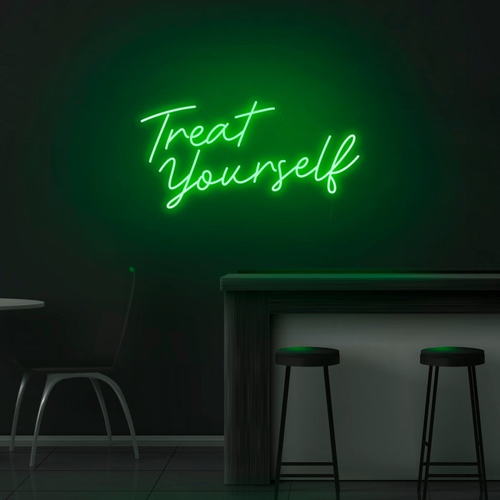 'Treat Yourself' Neon Sign