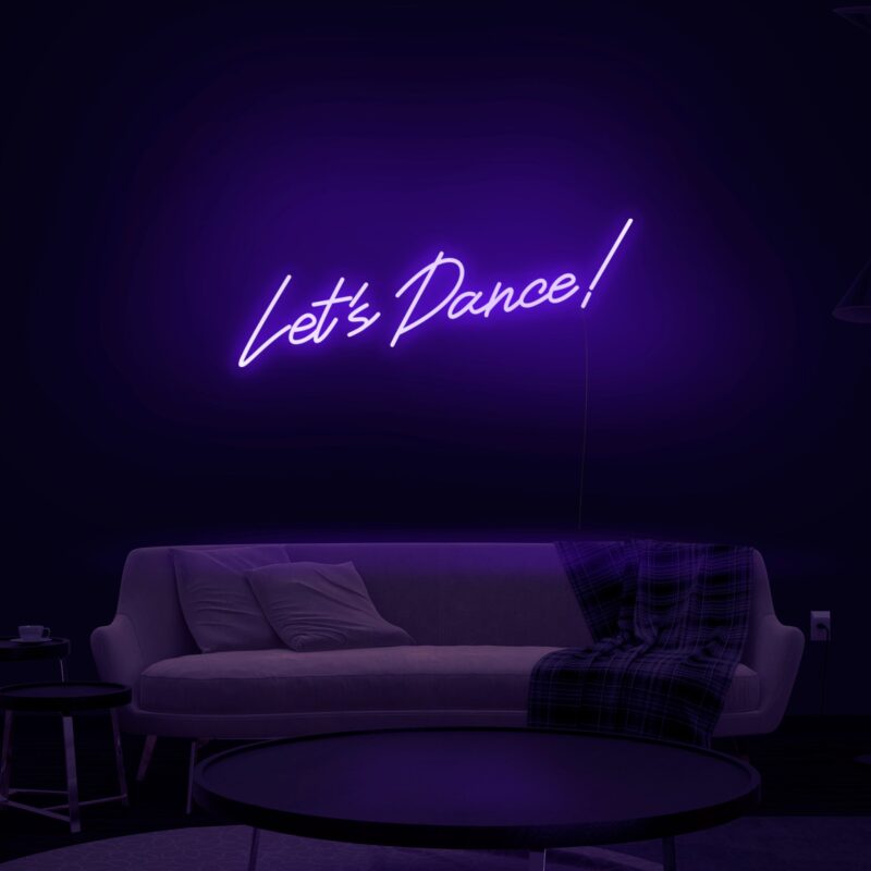 lets dance neon sign by neon visuals