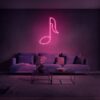 music neon sign