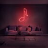 music neon sign