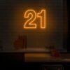 Number 21 Neon Sign - Image 4