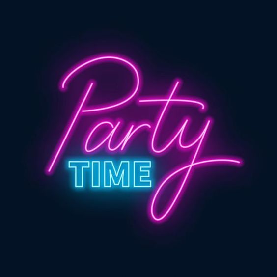 party time neon visuals