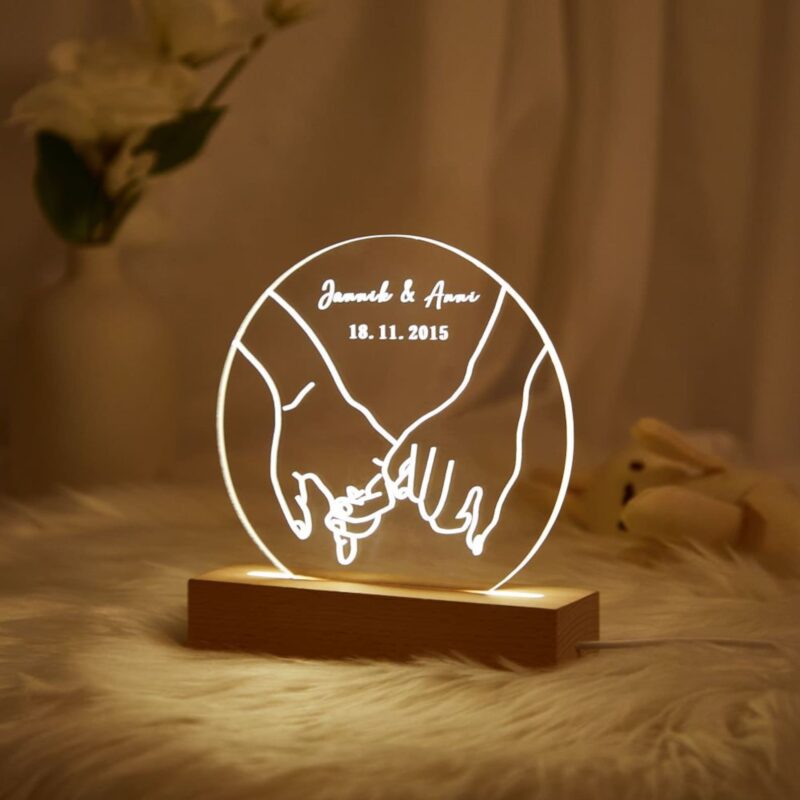 A Personalized 3D LED Lamp